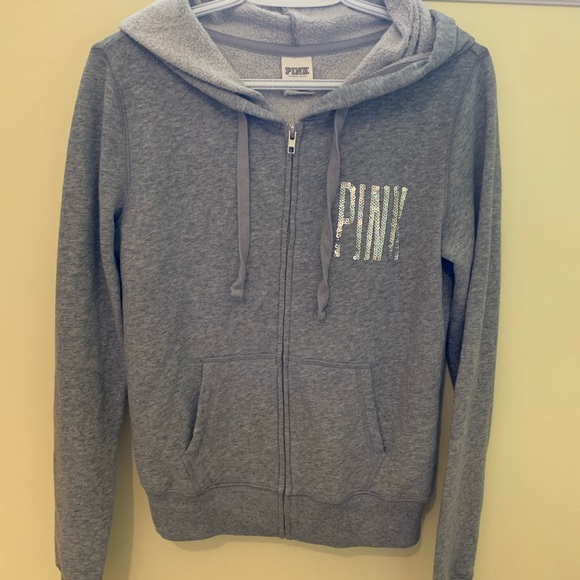 Pink Hooded Zip-up - Picture 2 of 6